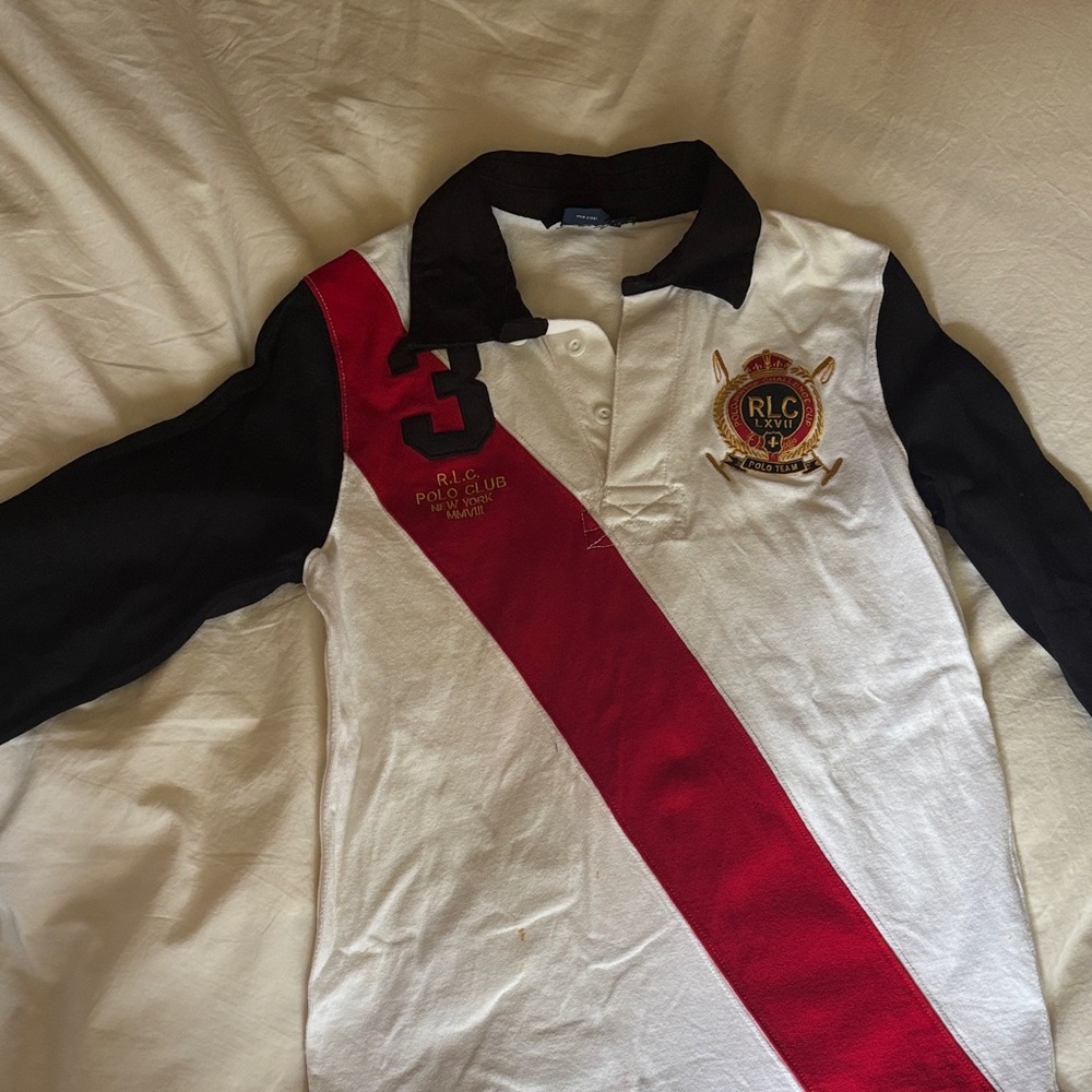 Women’s medium Ralph Lauren rugby shirt